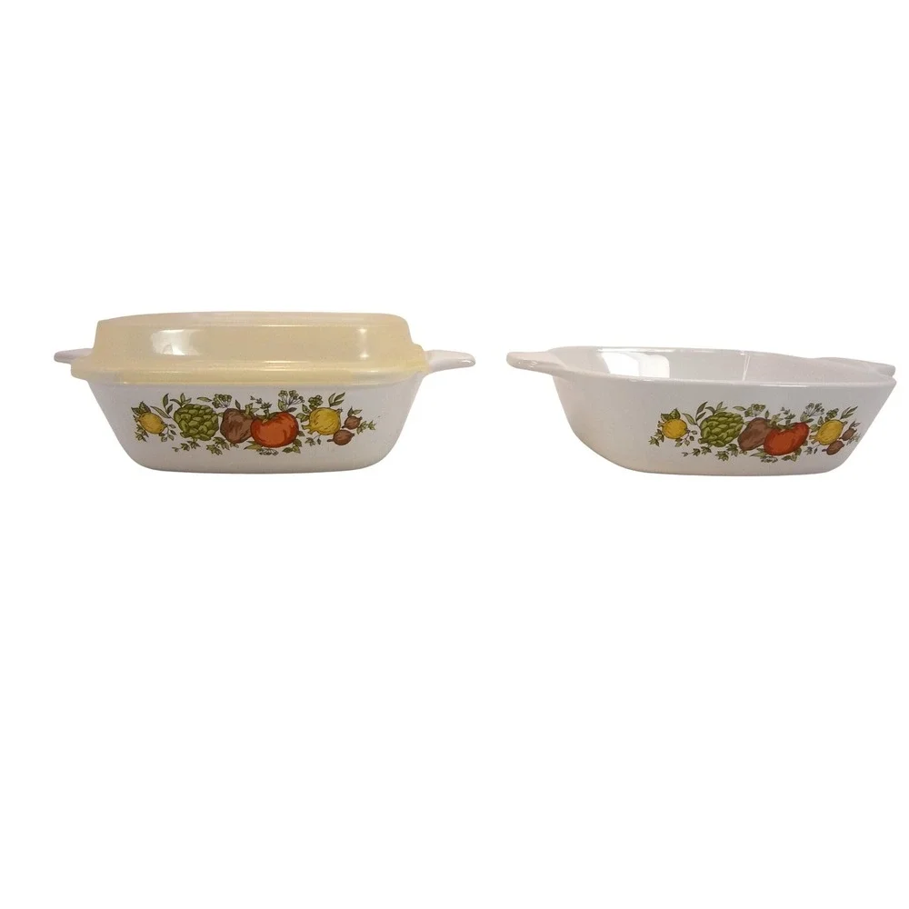 Corning Ware Spice of Life Casserole‎ Two 1.75 Cup  P-41-B with 1 Lid